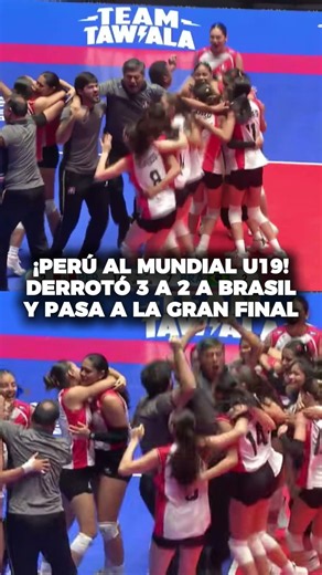 ¡PERÚ AL MUNDIAL! TRIUNFO CONTRA BRASIL JUGARÁN MUNDIAL DE VOLEY U17 #selecciónperuana #viral #like
