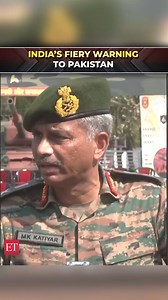 19K views · 624 reactions | #India’s fiery warning to #Pakistan, cautions them saying ‘this time response will be more intense’ ⚔️ https://tinyurl.com/29orsvjd | The Economic Times | Facebook