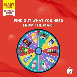 Win 200 Shopee Coins! What do you need to buy next when you visit Shopee Mart? Participate by: 1. Liking our Facebook Page 2. Liking and Sharing this post 3. Screenshot what you need to get from the mart and upload in the comments section below Giveaway ends 17 April, 23:59hrs. Meanwhile, head in app and play our Spin and Win game to win attractive vouchers and Shopee Coins! >> https://shp.ee/d9za7a5 #ShopeeShopFromHome #ShopeeSGSuperMart | Shopee