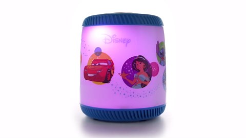 eKids Disney Bluetooth Storyteller with EZ Link, Night Light, Sleep Sounds, and Bedtime Stories for Kids, Designed for Fans of Disney Toys