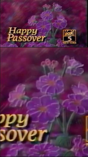 Happy Passover from Fox 5 WNYW (1989) #passover #judaism #1980s #holidays #vintagecommercial