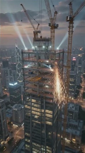 AI Built a Modern Building from Scratch|Realistic Construction Timelapse 2026#aibuilding #shortsfeed