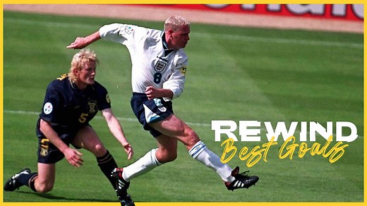 Best Euros goals: Paul Gascoigne - England v Scotland 1996