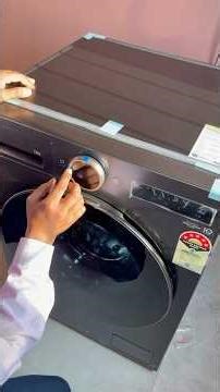 How to operate lg new model 12kg front load washing machine
