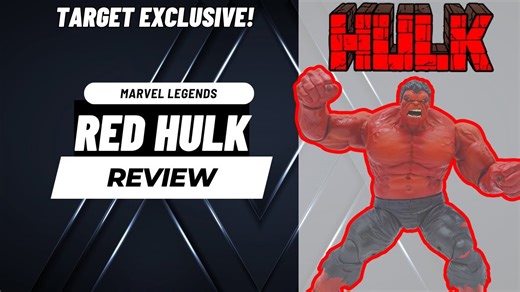Target Exclusive Red Hulk Review – Marvel Legends Rage Unleashed!