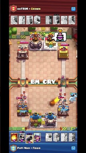 DONT CRY BM #clashroyale #viral #srtumbao #subscribe #humor #memes #like #reelschallenge
