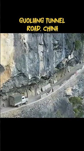 Most Dangerous Road In The World😲 | Guoliang Tunnel Road, China