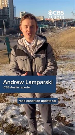 CBS Austin's Andrew Lamparski is in downtown Austin, showing you what I-35 looks like compared to 9th Street. Officials urge drivers to stay off the roads as the rest of the ice continues to melt. | CBS Austin