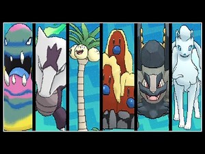FULL ALOLA POKEMON FORMS TEAM!