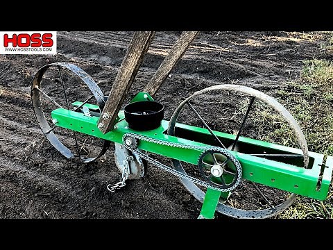 Planting "Cut and Come Again" Greens on Elevated Beds | HOSS GARDEN SEEDER