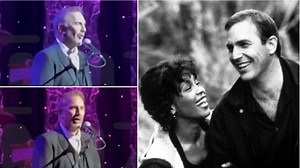Kevin Costner brings room to tears with emotional tribute speech to Whitney Houston
