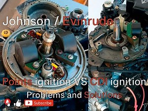 Johnson / Evinrude points ignition VS CDI ignition - Problems and Solutions