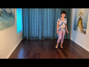 Black Feathers line dance demonstration and tutorial by Stephie
