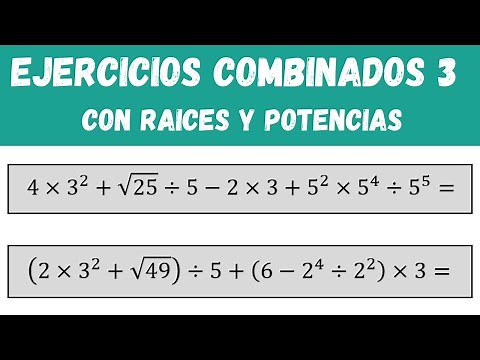 Combined exercises 3 (with roots and powers) // Professor DanielM