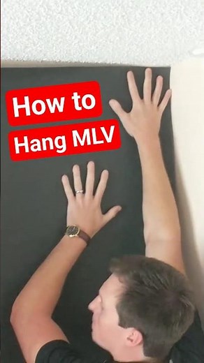 How to Hang and Tape Mass Loaded Vinyl on Existing Drywall