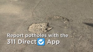 Did you know you can help patch up #OurCounty by reporting potholes in your neighborhood? Download the free #311 Direct mobile app or visit miamidade.gov/311direct. #Pothole | Miami-Dade County Government