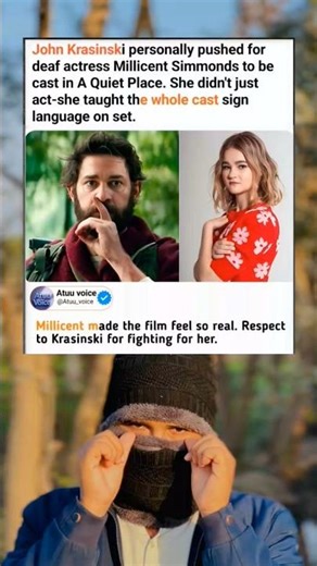 **John Krasinski's Genius Move: How A Deaf Actress Transformed A Quiet Place Behind The Scenes**