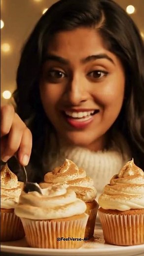 🧁 Frosted Cupcake Bites ASMR | Soft Crumb & Creamy Frosting Sounds #asmr #asmrfood #asmrgirl