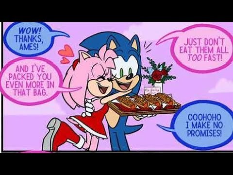 Sonic x Amy (Sonic”s Birthday Kisses) comic dub collaboration
