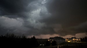 Time lapse video captures storms as they move through Lenexa on Wednesday