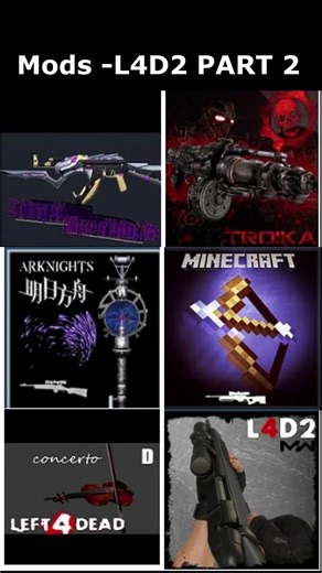 Mods L4D2 part2 . Links complete name in the comments section. :) #l4d2 #left4dead2 #l4d2mods #left4dead #Gamingtiktok #videogames #pcgaming #classicgames