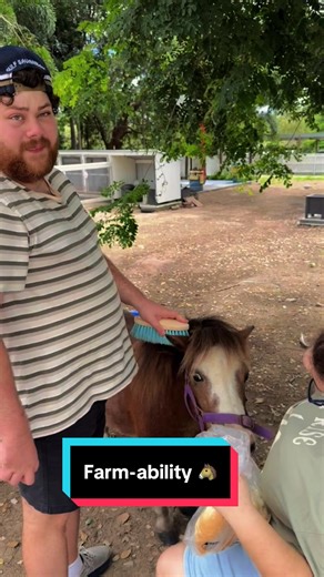 Farm-ability 🐴. #fyppppppppppppppppppppppp #townsville #farmlife #ndis #inclusion