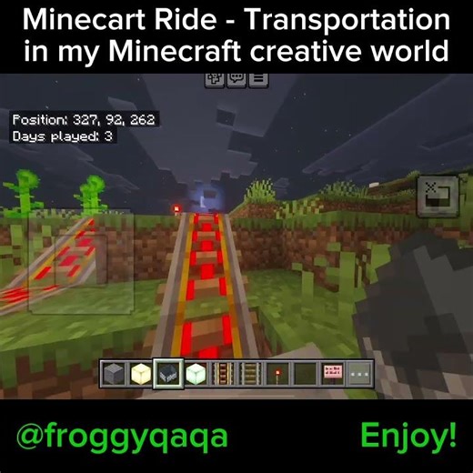 DON'T YOU DARE WATCH THIS IT'LL RUIN YOU:😱Crazy Insane 0.00001% Minecart Roller Coaster at Sunset🌆