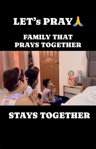 LET’S PRAY🙏🙏🙏 PERFORMANCE TASK FAMILY PRAYER🙏🙏FAMILY that prays together stays FOREVER🙏🙏🙏 #pray #prayerworks #prayers #prayerispowerful | Janice Salmon