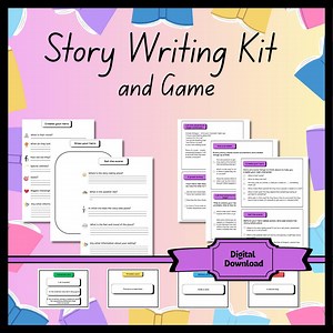 Geschichte schreiben für kinder geschichte buch schreiben spiel für kinder - Etsy.de