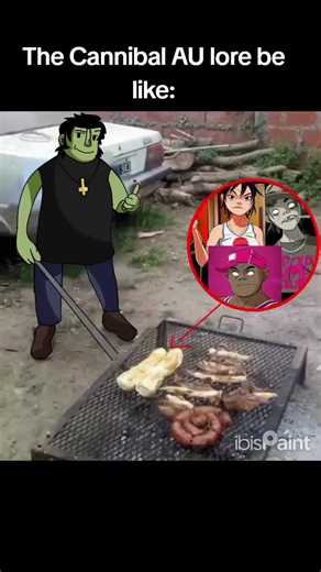Exploring Cannibal AU Lore in Gorillaz Universe
