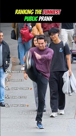 Ranking The Funniest Public Prank🤣🤣