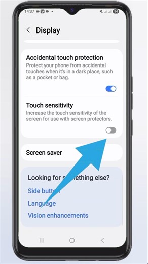 Samsung Galaxy A05 Settings: How to Turn On Touch Sensitivity
