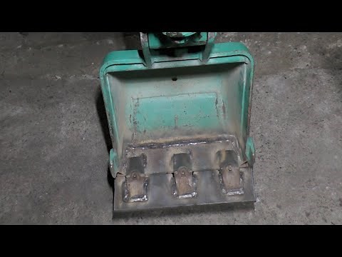 [Ultra-mini hydraulic excavator] Fully modified bucket!