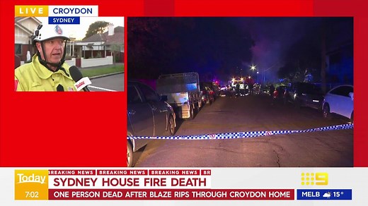 #BREAKING: A person has died after a fierce house fire ripped through a home in the inner west, with emergency crews still searching for another person inside. #9News LATEST: https://nine.social/XJm | 9 News Sydney