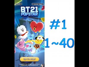BT21 POP STAR #1 2~40 Walkthrough