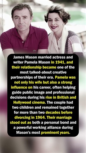 Pamela Mason Helped Shape James Mason’s Career and Public Image