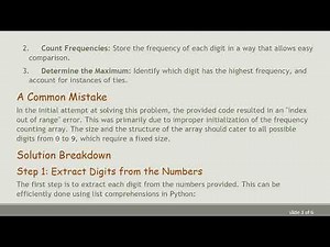 Finding the Maximum Frequency Digit Among Four Numbers