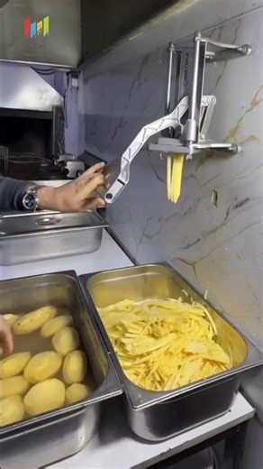 Smart French Fries Maker Machine 🍟🔥 | Perfect Crispy Fries at Home! #kitchen #kitchenorganization