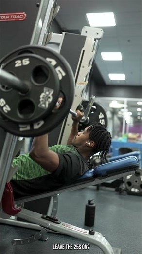 Thought I loaded the bar wrong… turns out I just got stronger. #gym #workout #workoutmotivation