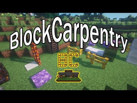 BlockCarpentry mod in Minecraft