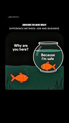 Job vs Business Reality 💼🐟 | Comfort Zone vs Growth Mindset #gugugaga