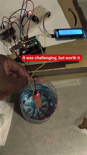 It was challenging, but worth it. Water Detector - big project