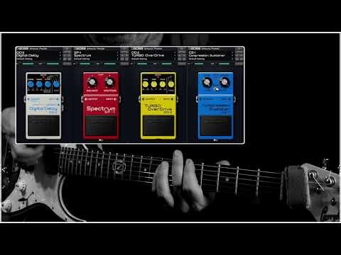 Boss Pedal Virtual Pedalboard VST Roland Cloud | Boss DD-2 | Boss SP-1 | Boss OD-2 | Boss CS-1
