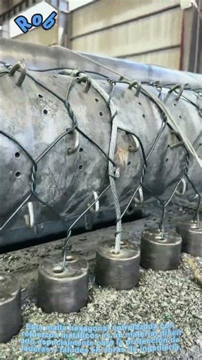 Malla hexagonal reforzada de alta resistencia para protección de taludes industriales
