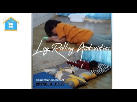 2 Log Rolling Activities for Kids & Toddlers | Gross Motor Skills | Physical Play | EYFS