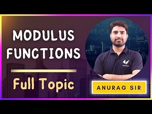 Modulus Functions | Class 11| Class 12 | IIT JEE | NDA | Relations and Functions |