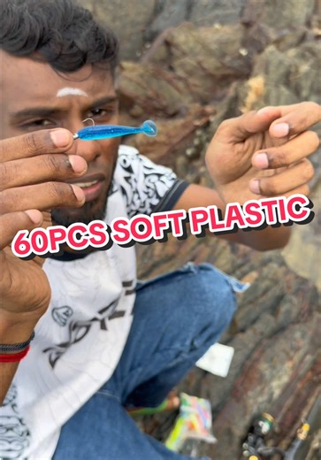 60PCS Soft Plastic Fishing Lures for Better Catching