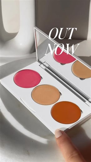 OFRA Cosmetics Makeup & Skin Care Made in the USA on Instagram: "🚨 Meet your new comfort glam essential. The Creamy Cashmere Midi Palette is HERE 🤍✨ Curl up with ultra-blendable creams that melt into skin for that wrapped-in-your-favorite-sweater glow. Cheer, a sheer pink flush, Rodeo Drive, our iconic soft gold highlighter reimagined in cream for instant gleam, and Versatile, a neutral cream bronzer that sculpts smoothly with zero streaks. Each shade glides on like silk, builds effortlessly, 