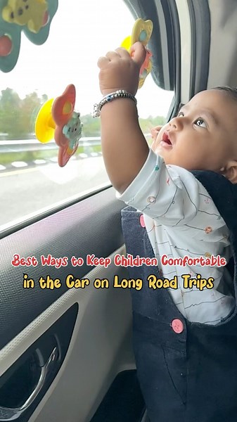 Best Ways to Keep Children Comfortable in the Car on Long Road Trips | Baby Travel Tips ##babytravel