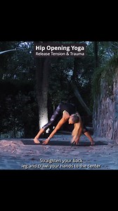These hip opening yoga sequences will help with back pain, in addition to relieving tight hips and legs. | Gymra Fitness